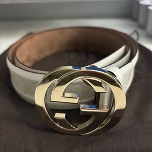 Gucci GG Plus Monogram calfskin interlocking